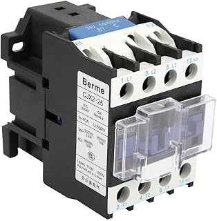 contactor 12v dc Coil + The CJX2-2510 Rail Mount Contactor Industrial Electric (24VAC) with Power 25A and Coil Voltage