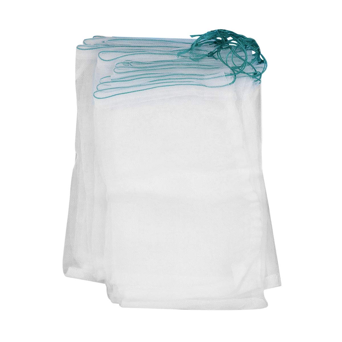 Yardwe Insects Mosquito Net Barrier Bag for Garden with Green Rope, 50 Pieces