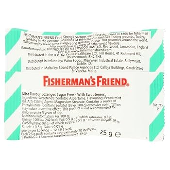 BODY -GA 3個セット Amazon.com : Fisherman's Friend Sugar Free Mint Flavour