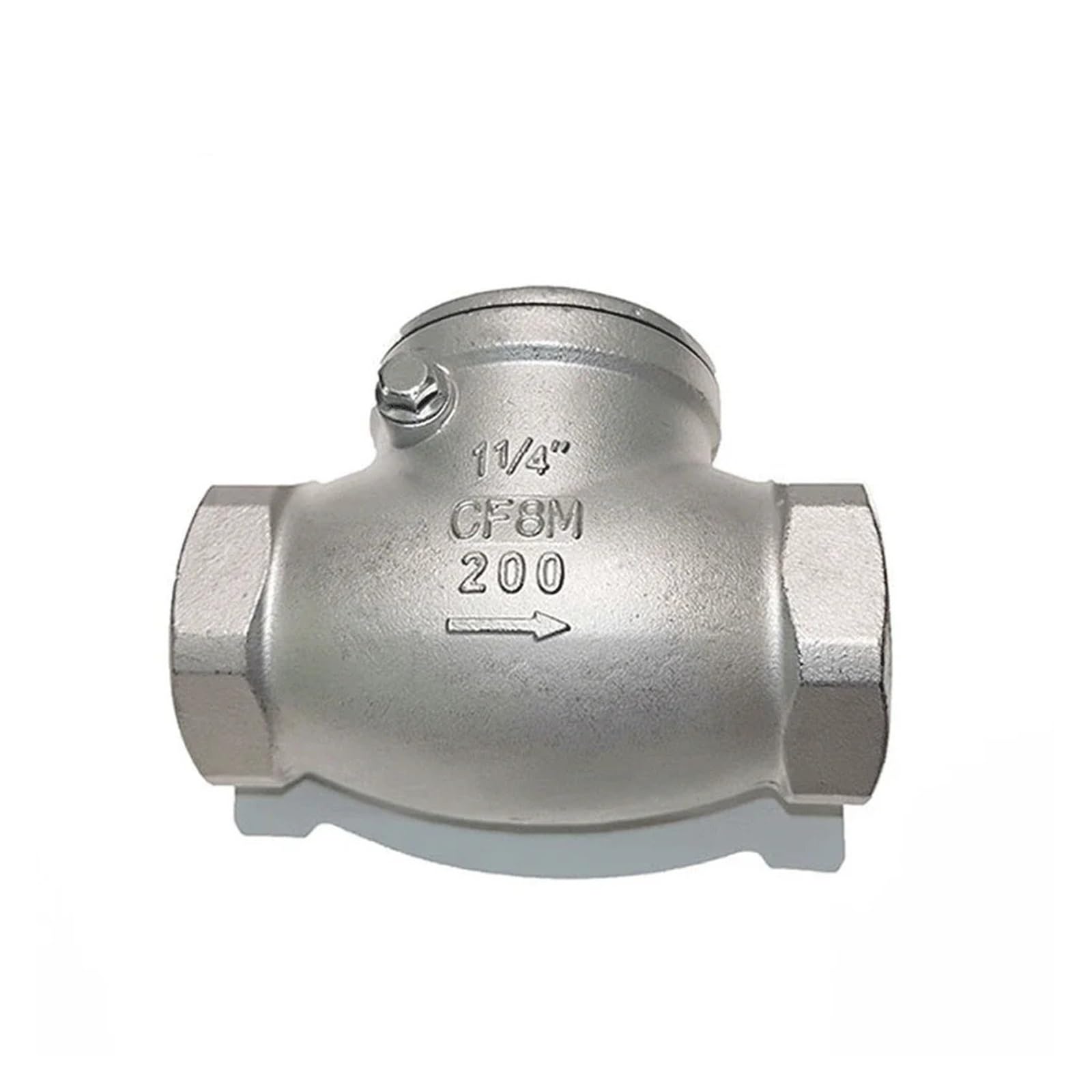 IDGTTLDF DN25 1" BSPT 304 Stainless Steel One Way No-Return Check Swing Horizontal Valve Soft Seal IDGTTLDF