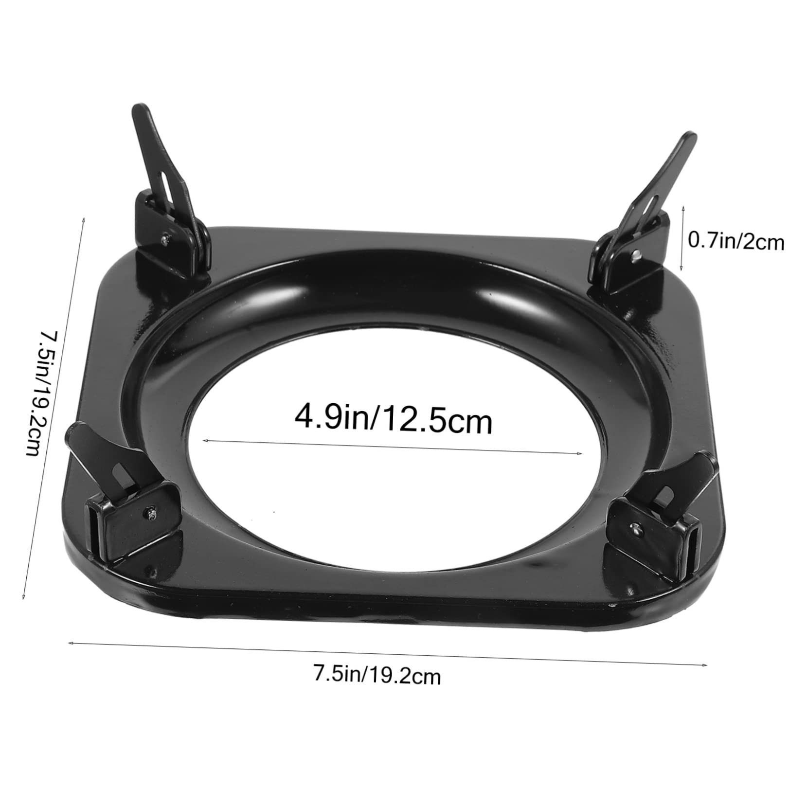 Rejilla Antideslizante Para Estufas De Cocina De Gas 19,2 x 19,2 Cm, Soporte Resistente y Duradero Para Hornillo y Horno
