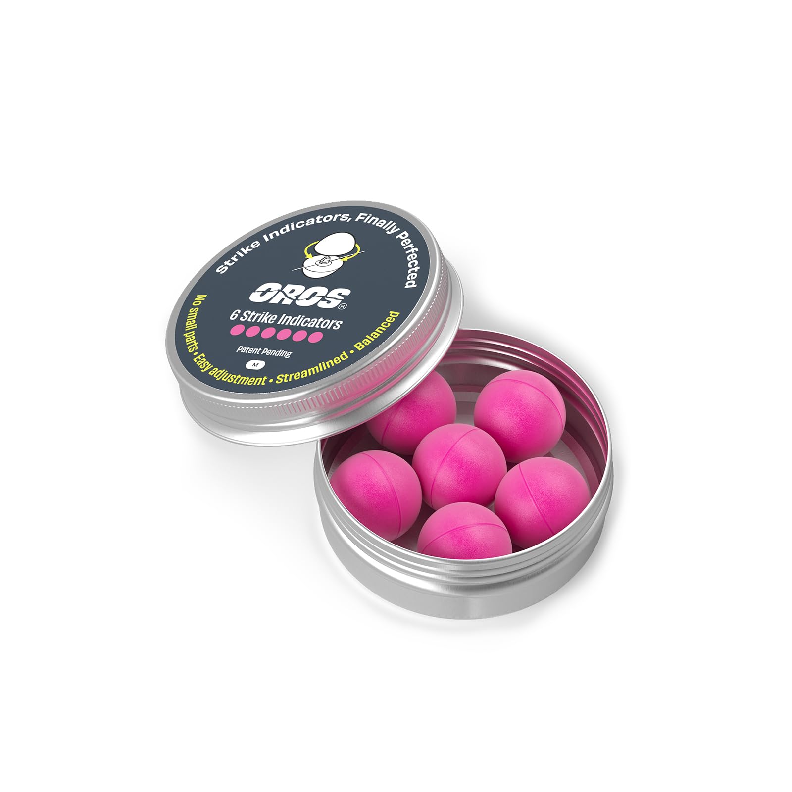 OROS Strike Indicator 6-Pack Medium Pink