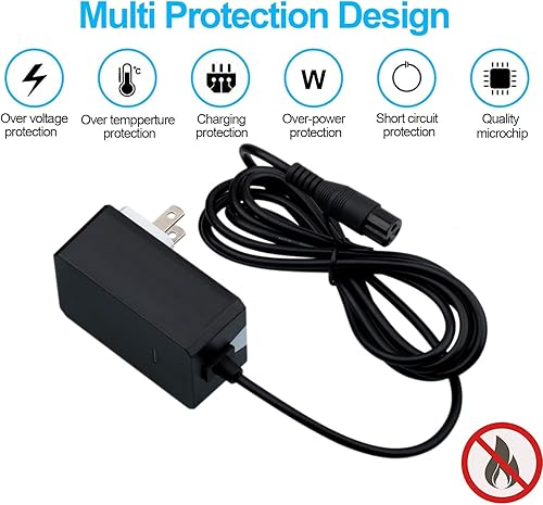 Miniatura 2 de Cargador de 24 V para scooter Razor Trikke E2 Ground Force Drifter Kart Crazy Cart Charger E300 E200 E100 E125 E150 PR200 MX350 Dirt Quad Pocket Mod