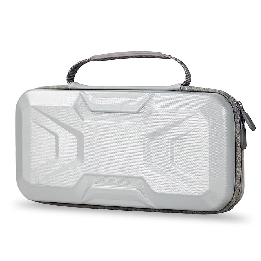 Portable Stable EVA Travel Case for Legion G9 Gaming Controller Accessories Protective Anti-scratch Shockproof Drop-resistant Handheld Bag with Comfortable Handle and Soft Lining (Gray)