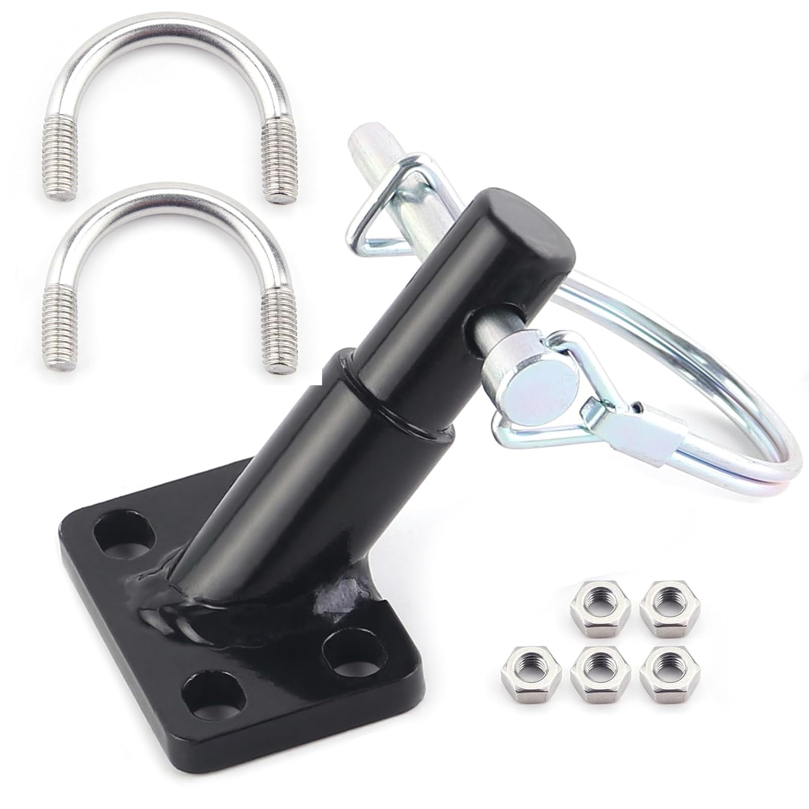 Gancio Traino Bici, Rimorchio Bici Bambini Adattatore Universale, Carrello Bicicletta Rimorchio, Gancio di Traino per Rimorchio Bicicletta, Fissaggio Sicuro con Perno, per Bambini, Cani