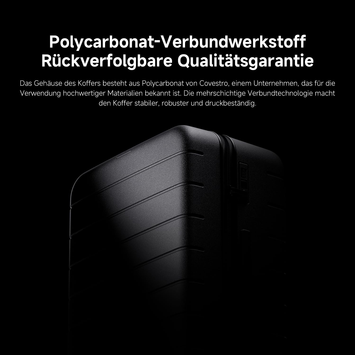 XIAOMI Luggage Classic Pro 28" Schwarz – Robuste Reißverschlüsse, TSA-Schlösser, 4:6 Öffnungsverhältnis, Eckenschutz, leichtläufige Rollen, Nass-Trocken-Trennung für stressfreies Reisen