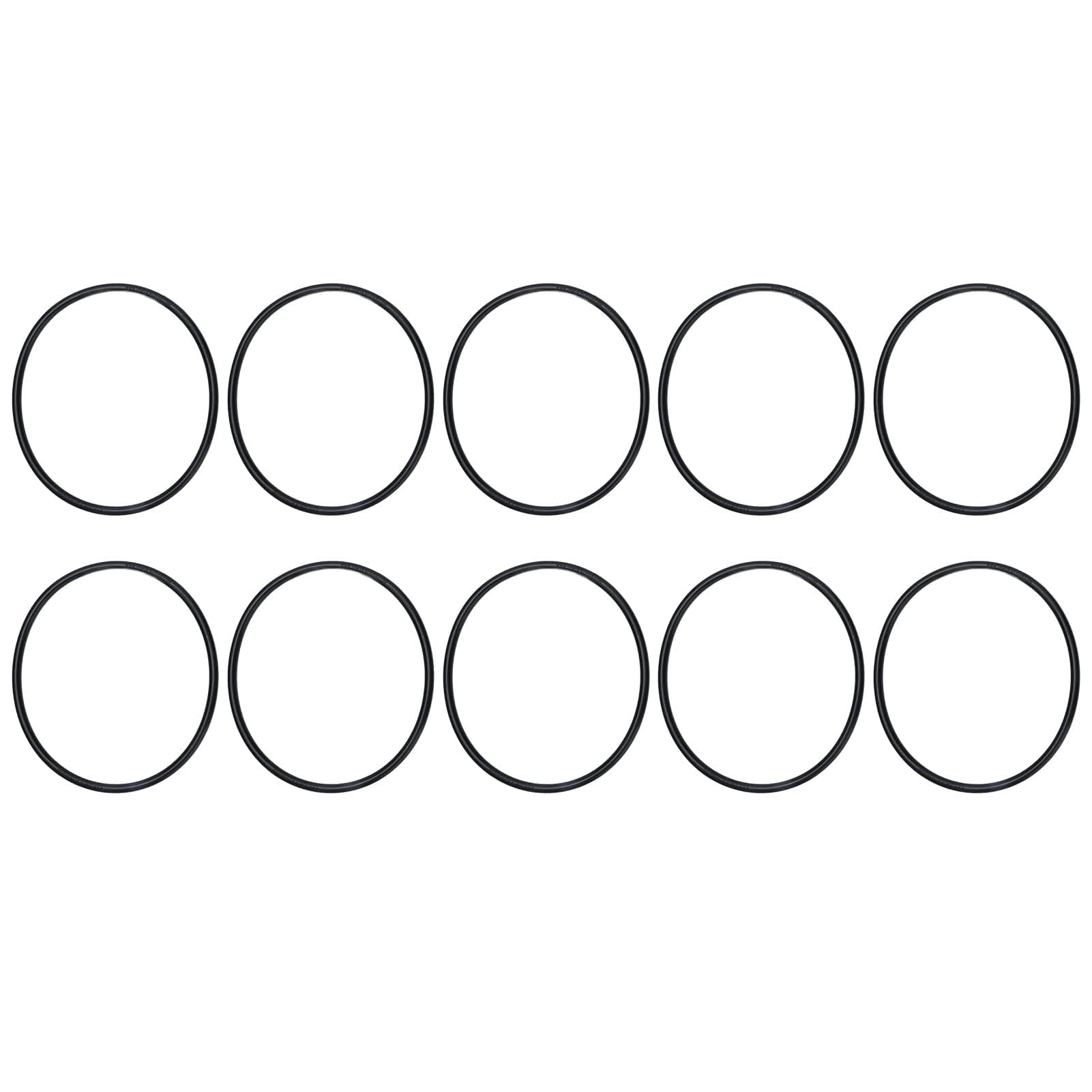 Agatige 10PCS Round Motor Belt, Stretch Motor Belt Pulley Belts Engine Drive Belt Rubber 5mm Diameter Rubber Transmission Belts for RC Car Robot Protecting Machinery (5405-0005-0294)