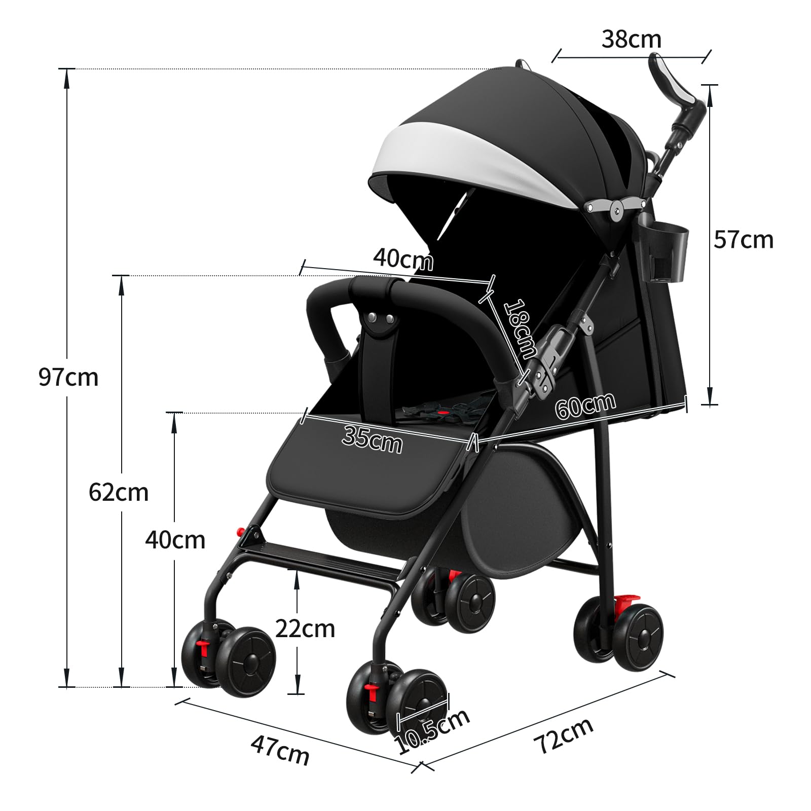 Maxi-Cosi Lara2 Kinderwagen, 0-4 jaar, 0-22 kg, Baby Wandelwagen Maxi-Cosi Lara2 Kinderwagen, 0-4 jaar, 0-22 kg, Baby Wandelwagen