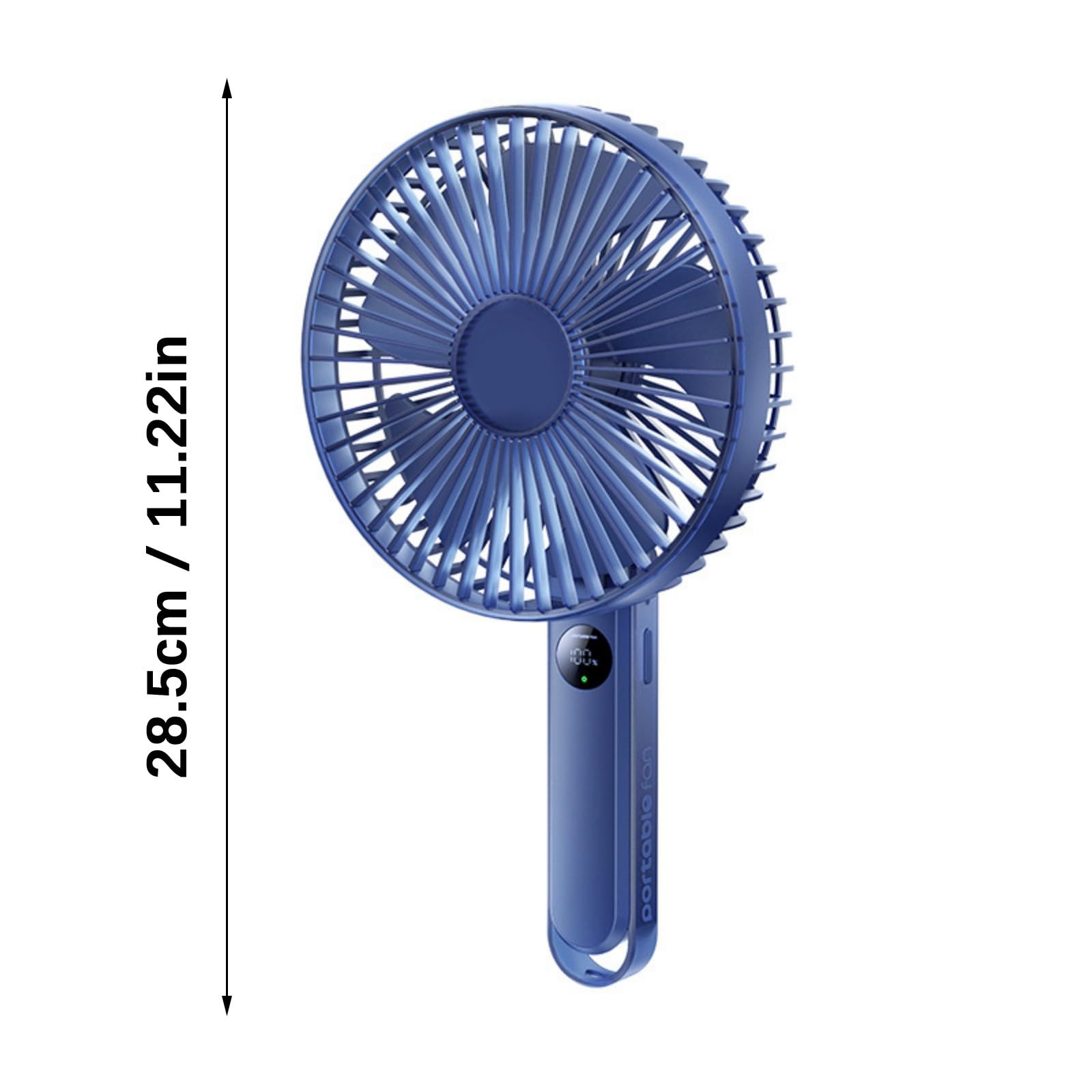 Flussi d ' velocità Ventilatore da Tavolo USB Uso prolungato della Batteria Leggero per Viaggi in Ufficio attività all ' Aperto Ventilatore Portatile Alimentato a Batteria