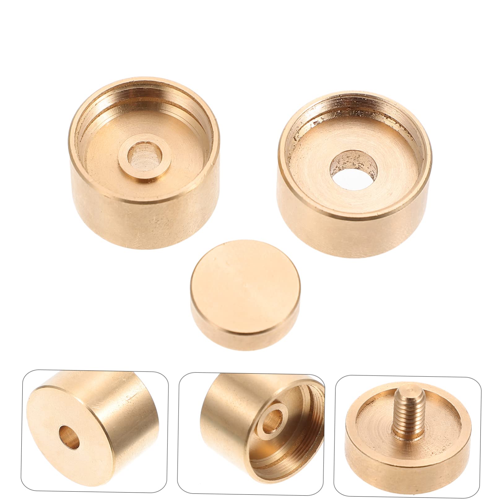 Abaodam Coppia di Coperture per Pulsanti della Tromba in Rame, Resistenti alla Deformazione allo Scolorimento, Accessorio Musicale per Banda