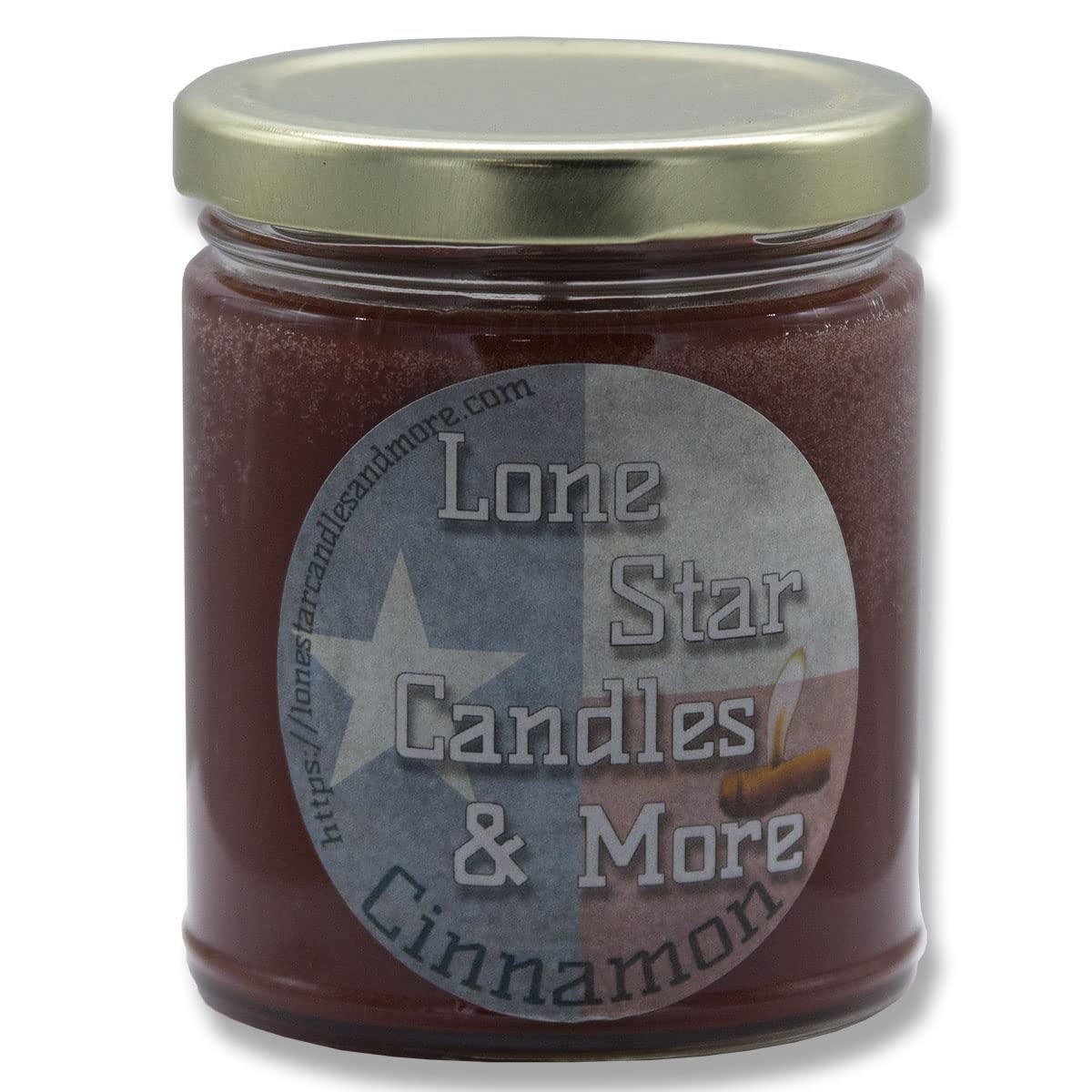 Cinnamon Scented Premium Lone Star Candles Hand Poured