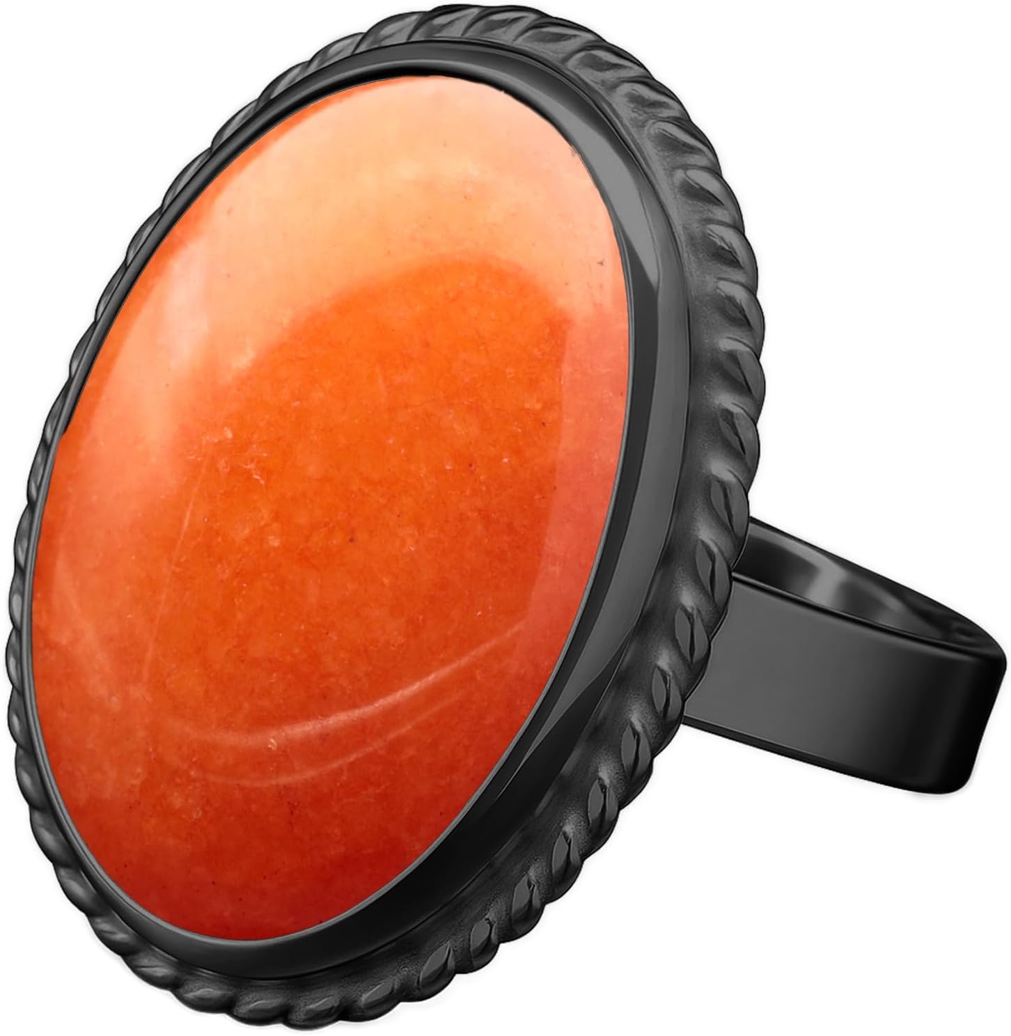 925 Sterling Silver Aventurine Oval Ring for Women | Black Oxidized Handmade Bezel Set Green Gemstone Jewelry | Libra Zodiac Heart Chakra Crystal | Lucky Prosperity Gift | Meaningful Crystal Ring