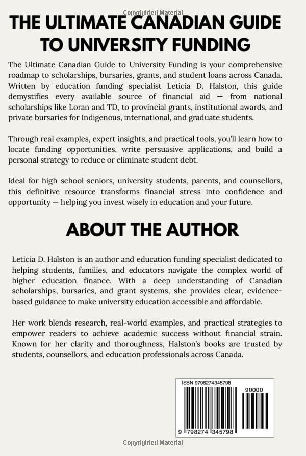 Miniatura 2 de The Ultimate Canadian Guide to University Funding Scholarships, Grants, Bursaries, and Student Loans for Every Field, Region, and Background