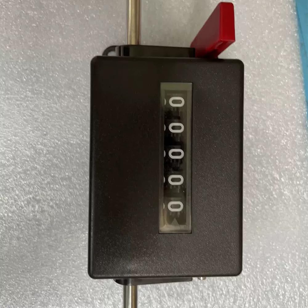 Contador de Rotación Mecánico, Contador de Metros Mecánico de Alambre/Cable/Cuerda Metálica(1:1)