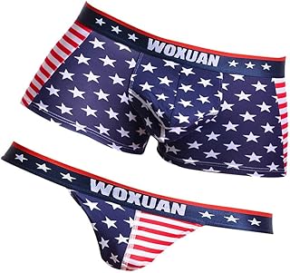 bnf Mens American Underwear Pouch Thong | Breathable Soft Cotton Spandex Boxer Briefs & Trunks | 2 Pack Close Fit Swimwear As per Image-picture-32