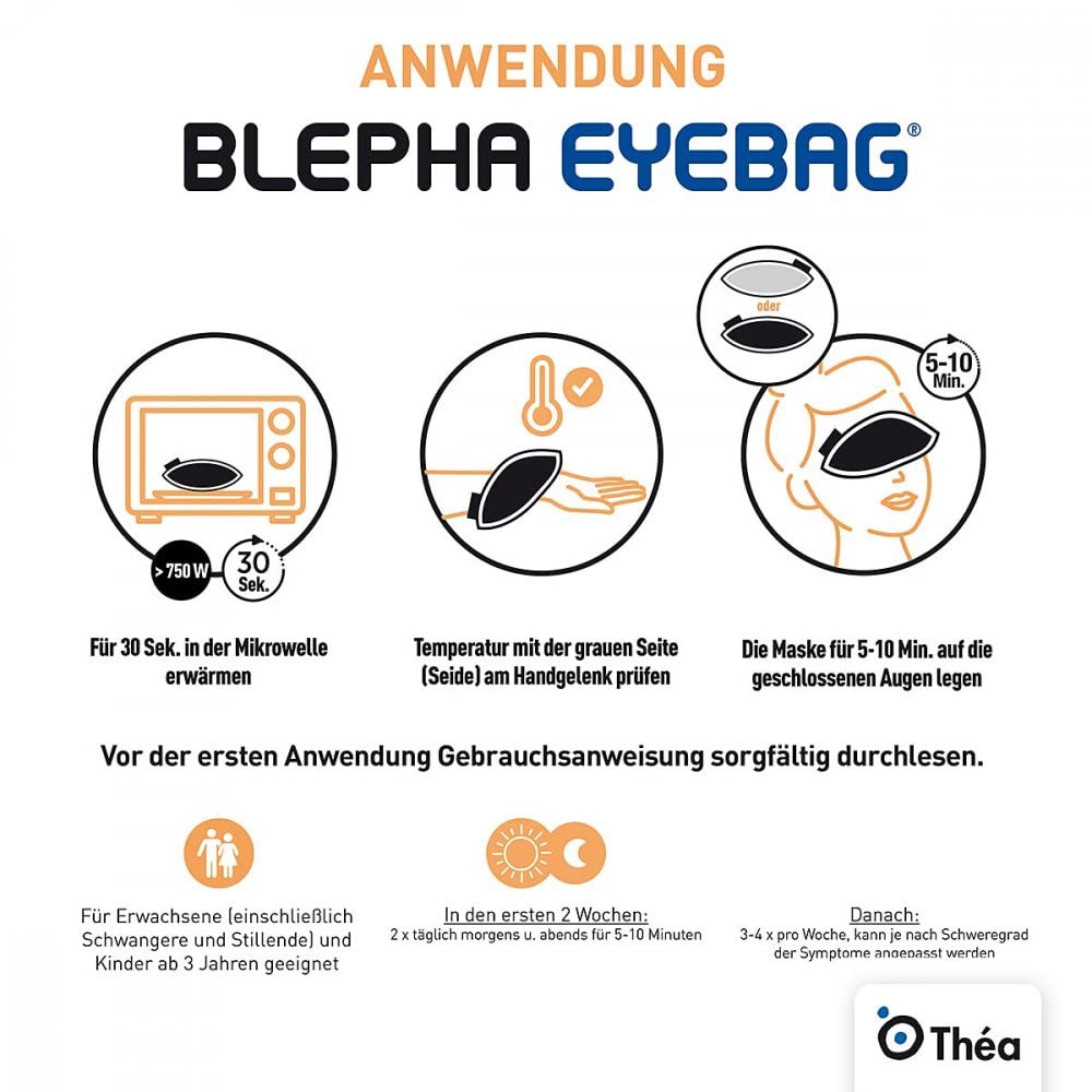 Blepha Eyebag maska rozgrzewająca pod oczy, 1 szt