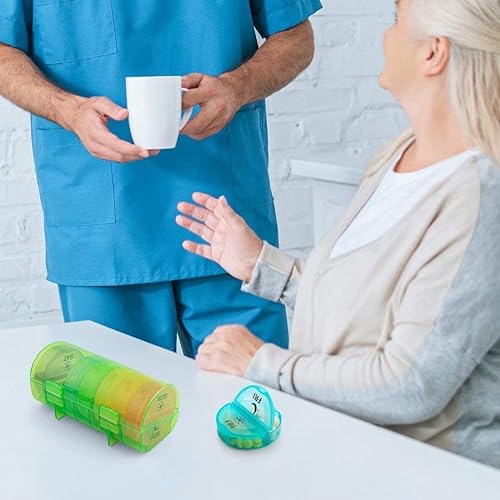 Miniatura 4 de Pastillero organizador de 7 días, 2 veces al día con 7 compartimentos