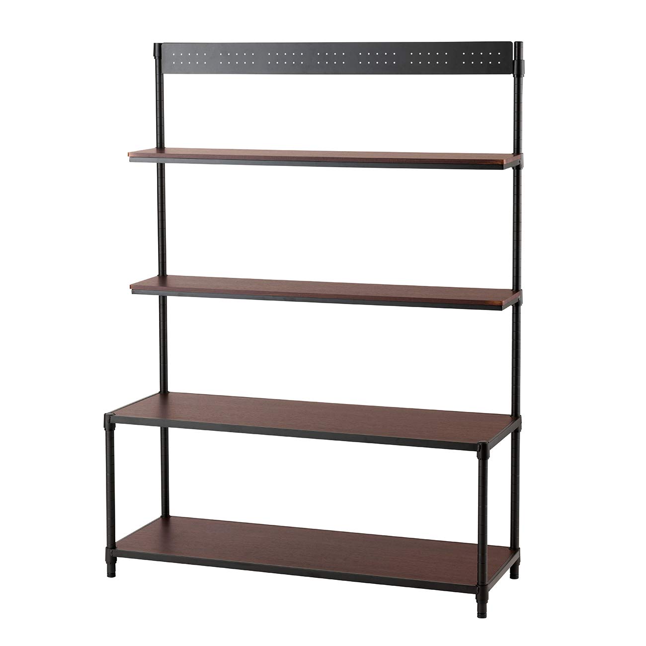 Amazon｜ドウシシャ ルミナス ノワール テレビ台 壁面収納 4段 幅110  