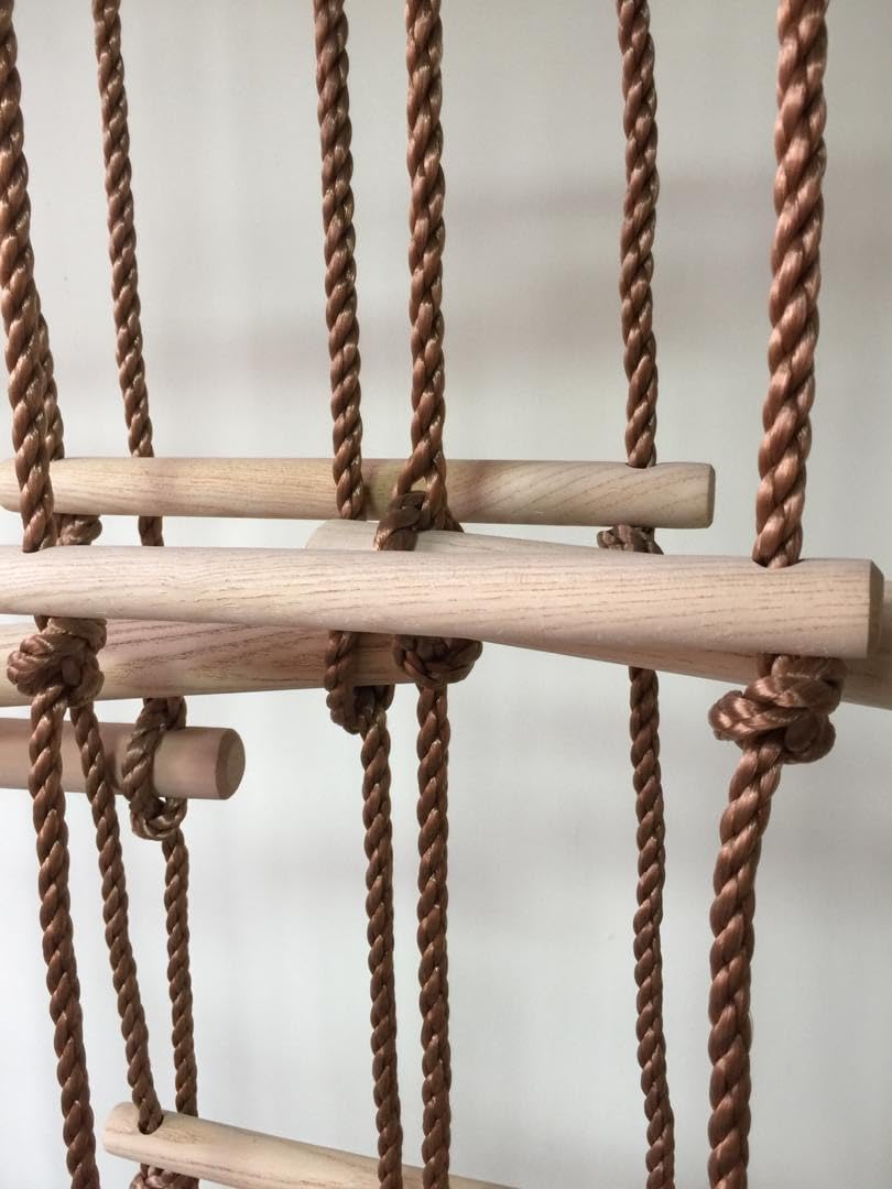 Scala Di Corda Per Barca E Arrampicata - Nylon Pieghevole, 3-4 Gradini, Portata 270 Kg, Leggera - Foto 10