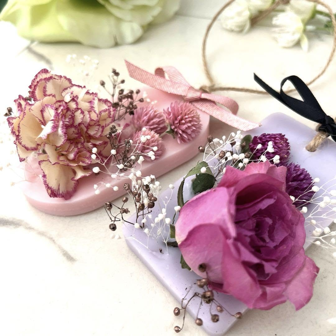 母の日アロマワックスバー&アロマストーンローズセット