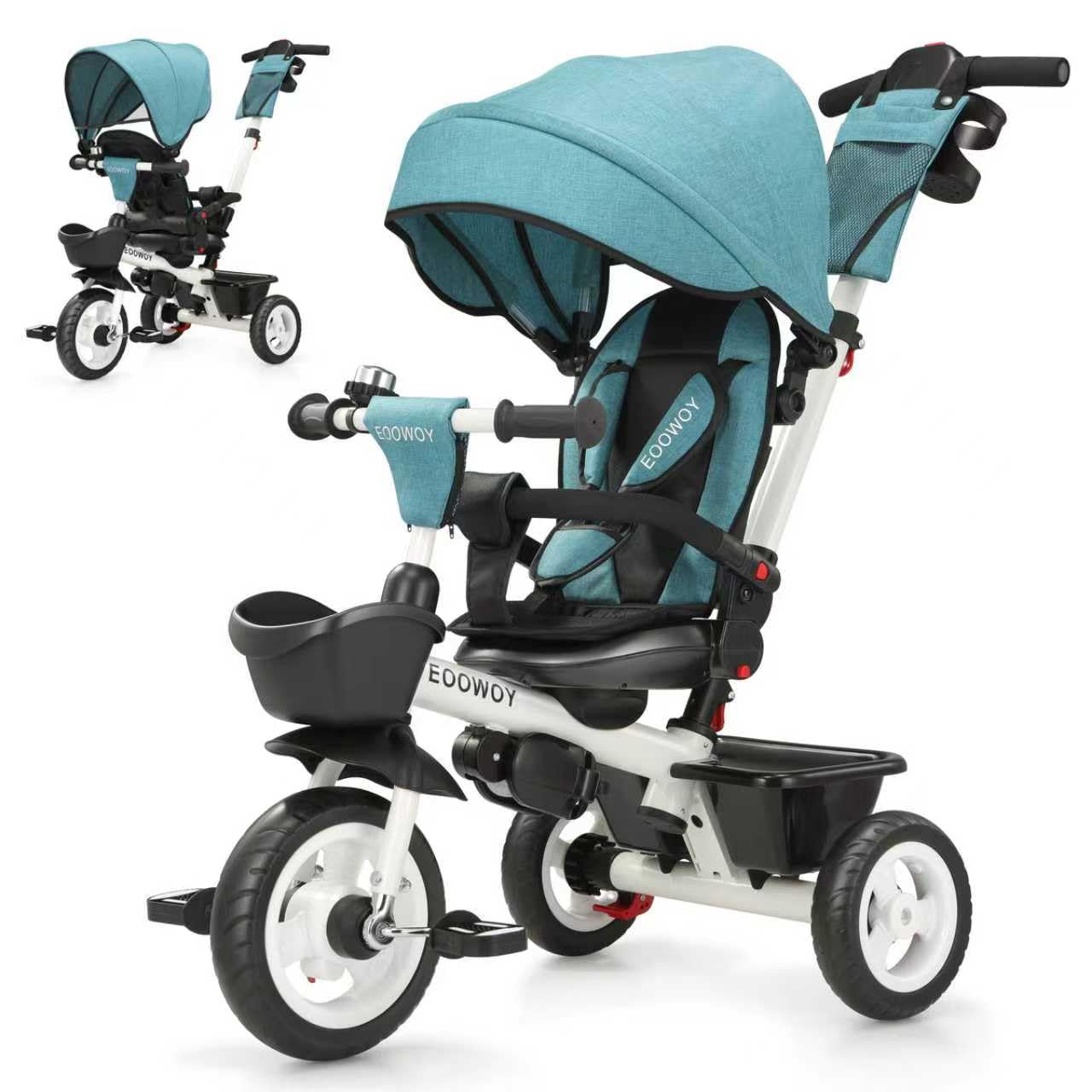 EOOWOY 7-in-1 Tricycle Stroller