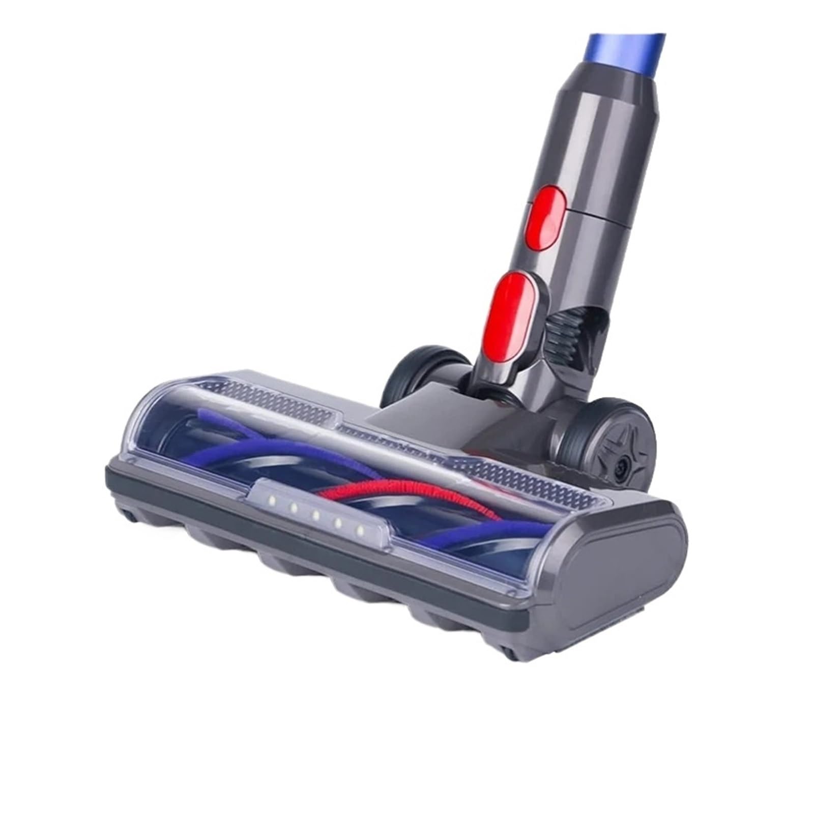 Część zamienna głowicy szczotki do odkurzacza podłogowego z przednimi światłami, kompatybilna z Dyson V7 V8 V10 V11 V15