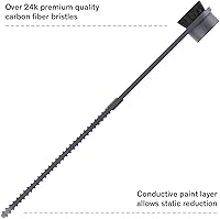 Vista 4 de Boundless Audio Kit de limpieza de discos – Paquete de cepillo limpiador de discos de vinilo con cepillo limpiador de lápiz capacitivo – Kit