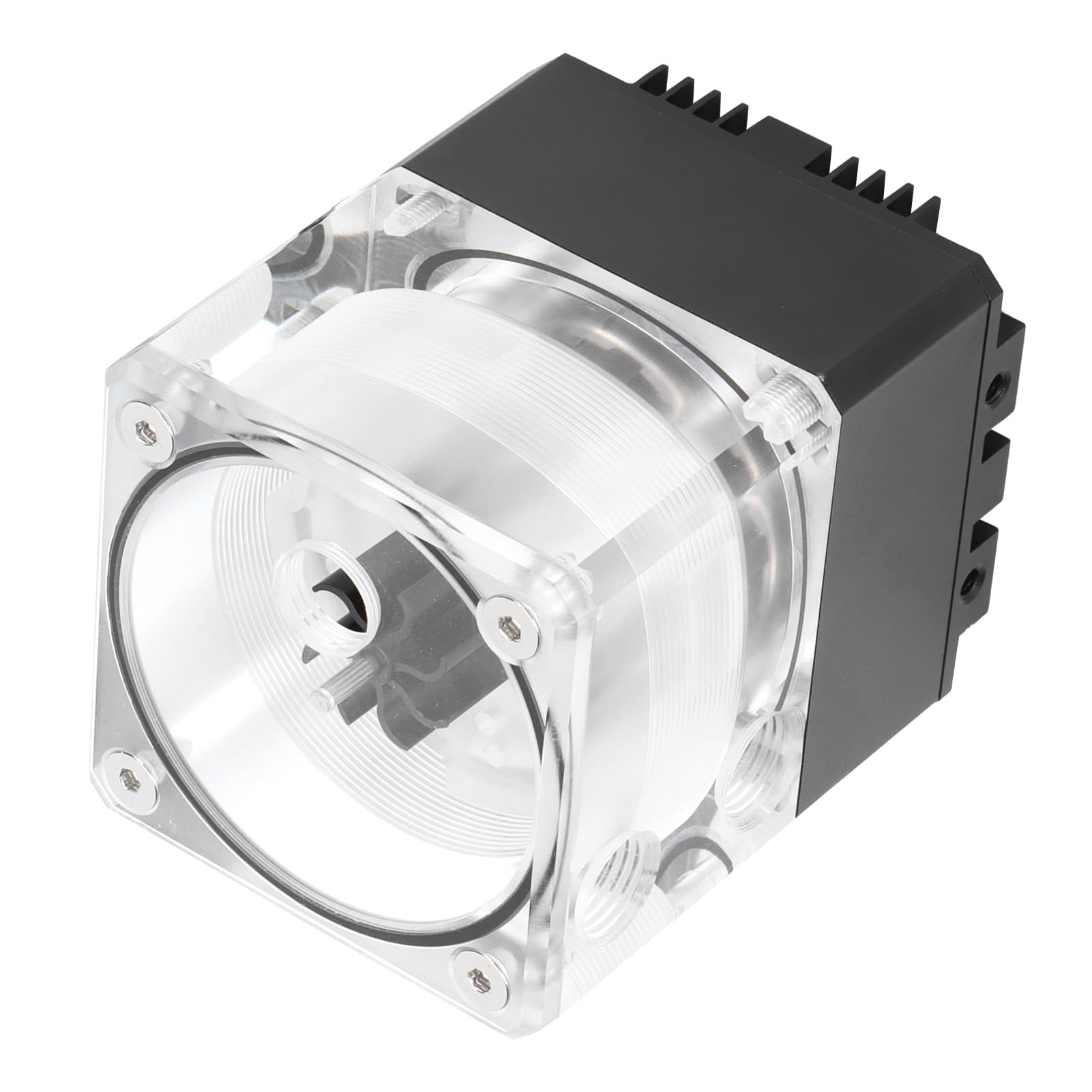 Indicador de Caudal Duradero de Refrigeración por Agua para PC para una Disipación Eficiente del Calor para Jugadores Aleación de Aluminio + Acrílico