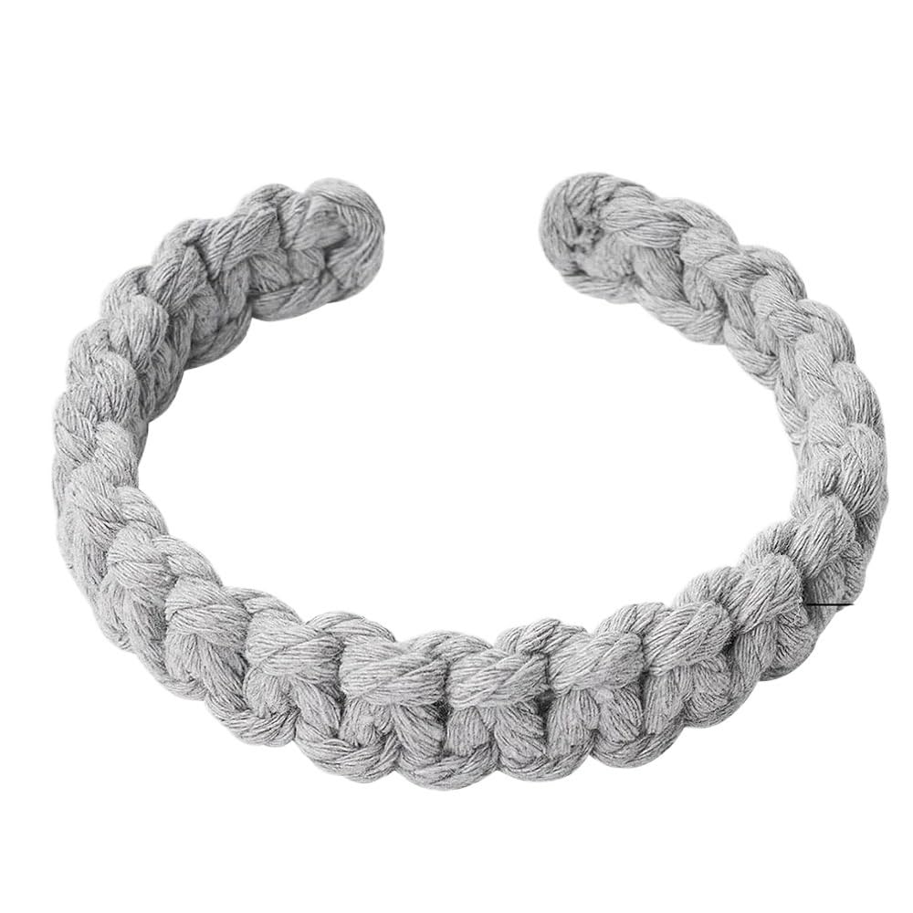 Jute Braided Curtain Holdback Rope Tiebacks For Decorative Holdbacks Fashion Woven Hanging Home Decor(Grey-2PCS)