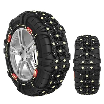 タイヤチェーン ラバー Amazon | Xiaonaodai 非金属タイヤチェーン 防災応急用 冬の