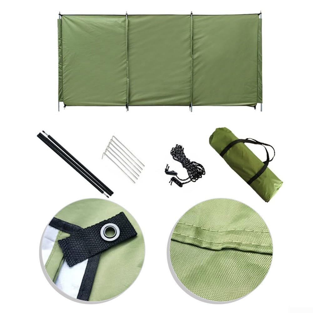 Plaża piknik Windbreak 520 x 140 cm łatwa konfiguracja schronienie