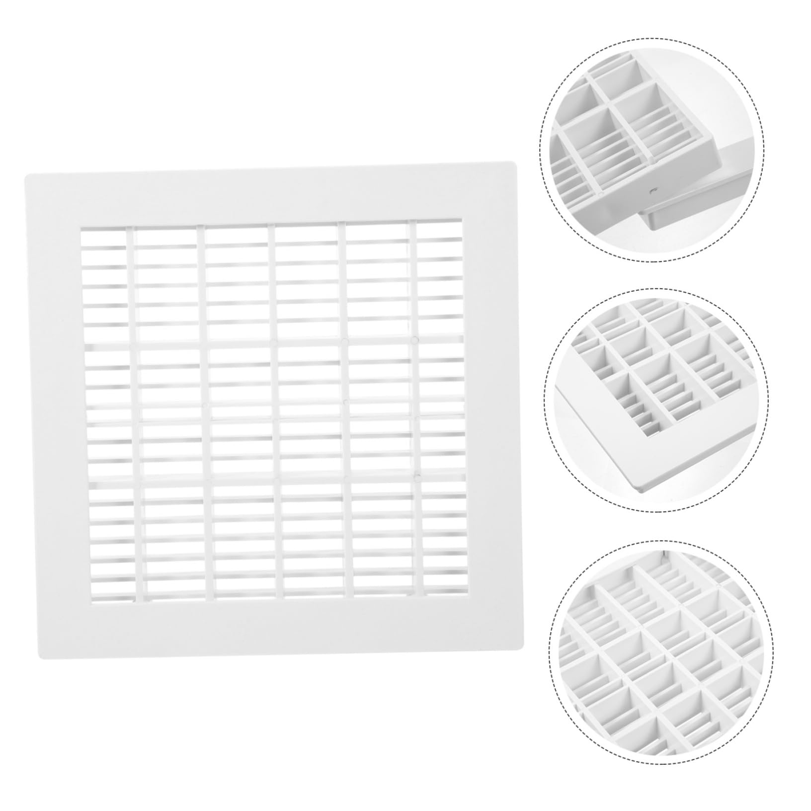 Tapa de Drenaje Cuadrada y Alta Fiabilidad para Piscina de Plástico Blanco Circulación Óptima para Accesorios de Piscinas Desmontables