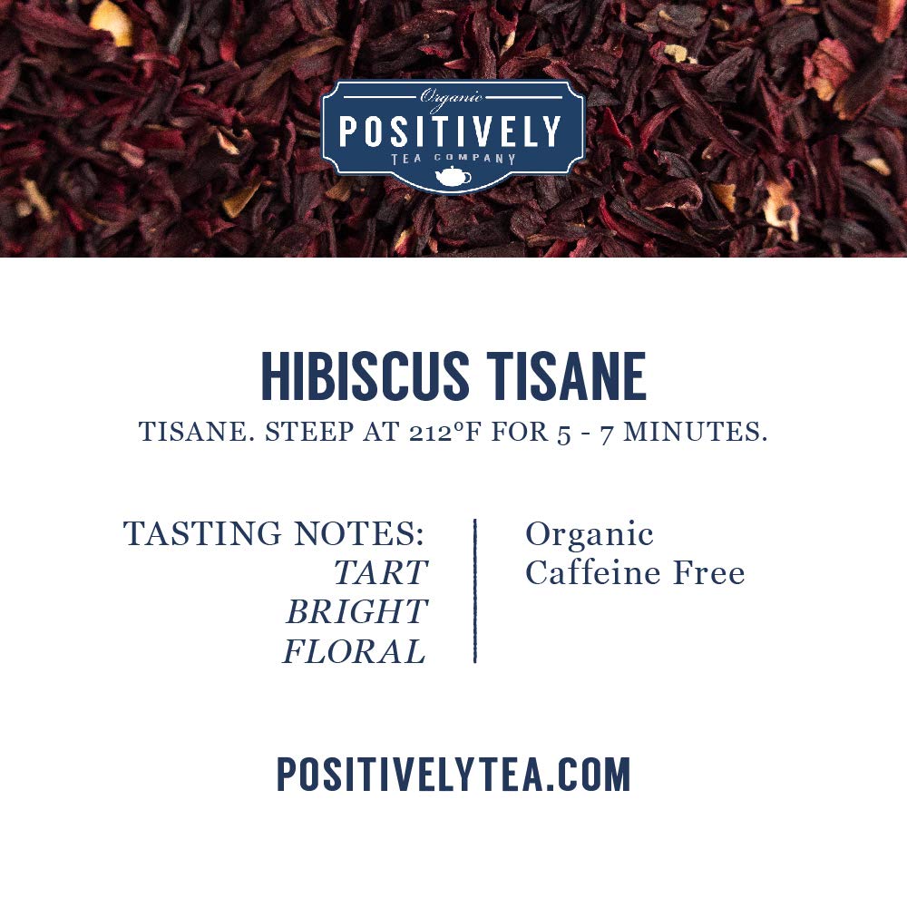 Organic Positively Tea Company, Very Berry Citrus, Herbal Tea, Loose Leaf, 16 Ounce : Grocery & Gourmet Food
