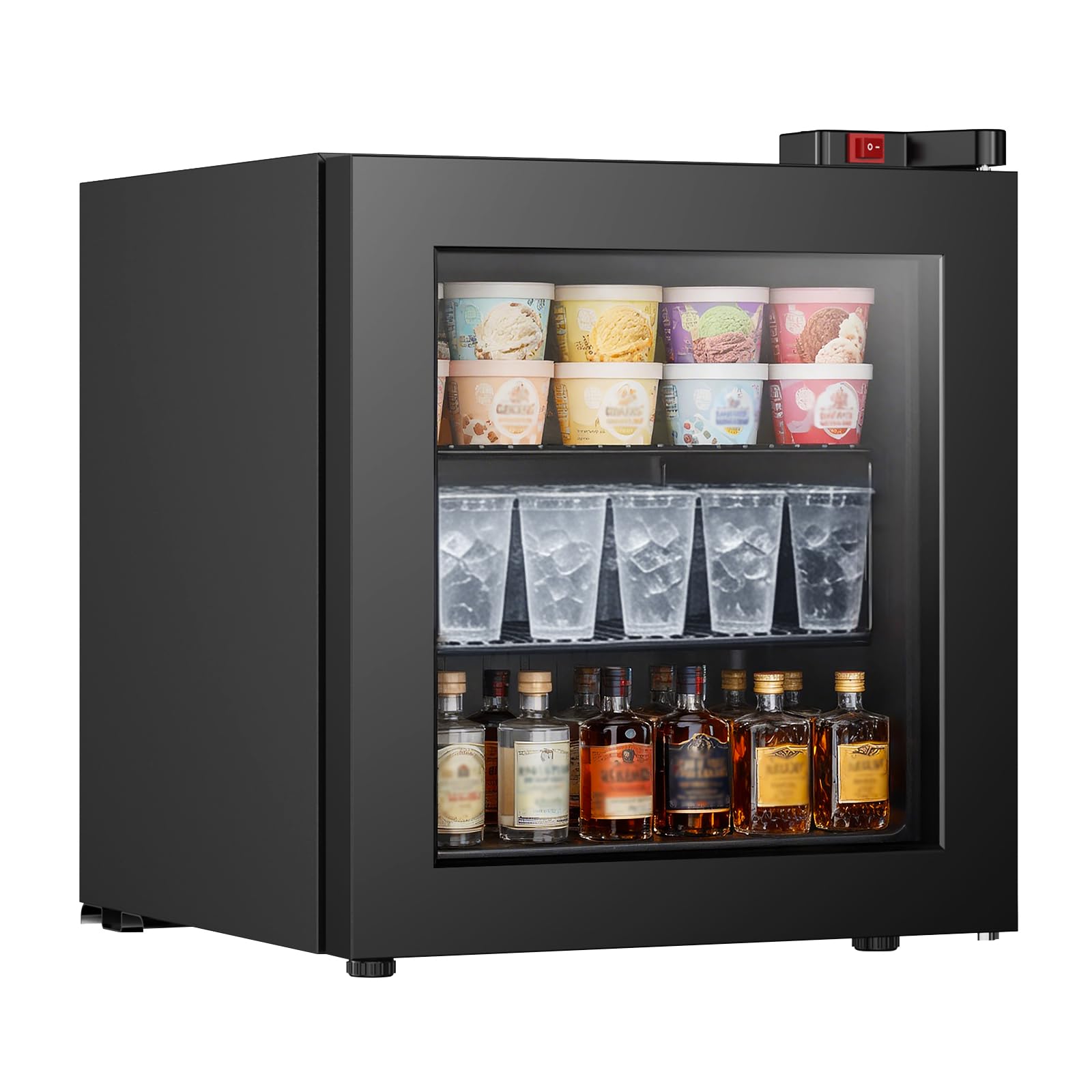 ADT 1.1 cu ft Compact Freezer Cream