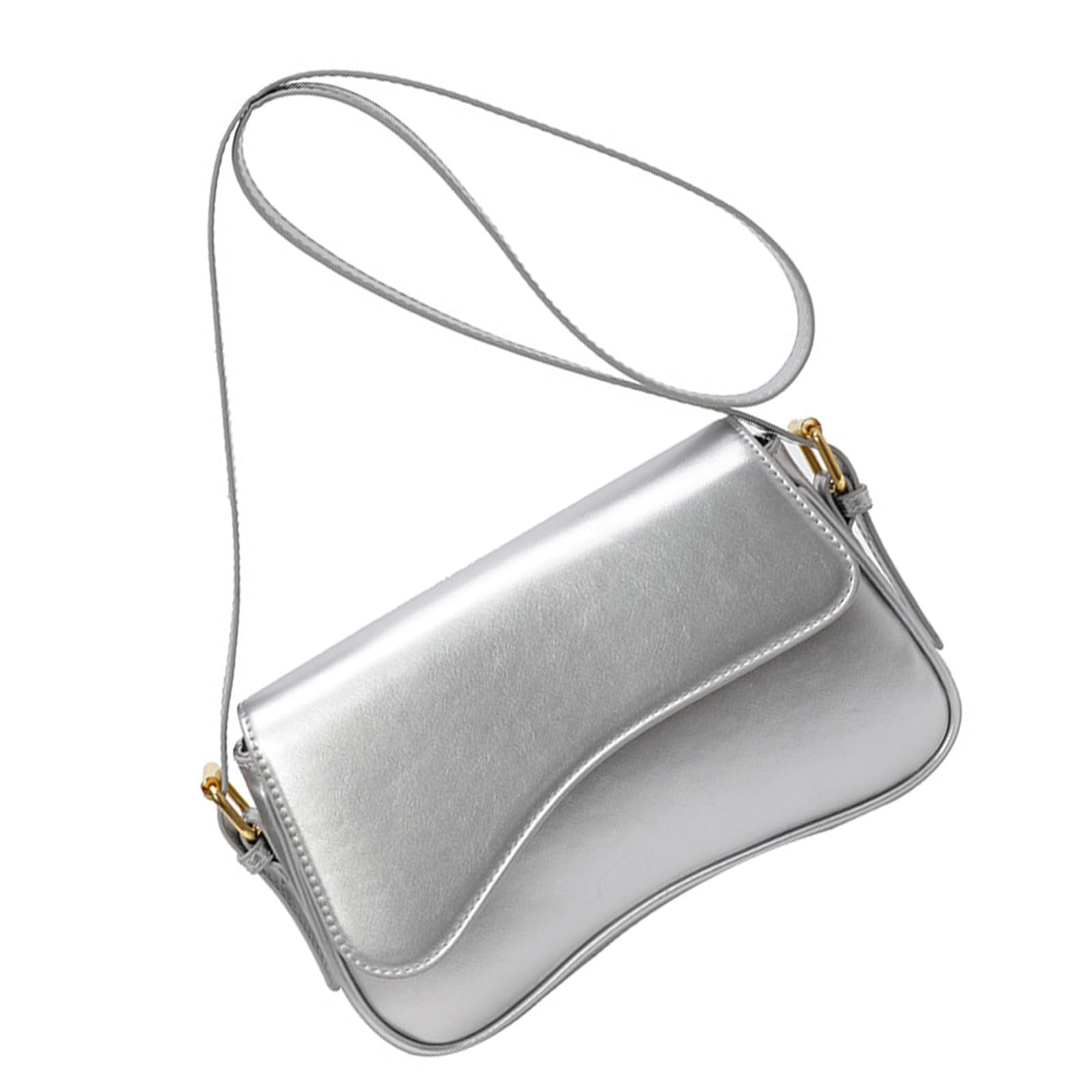 Xjdzineq Messengers Bag for Women Retro Handbag PU Leather Crossbody Purse Simple Commuting Trendy Shoulder Pu Leather Crossbody for Women