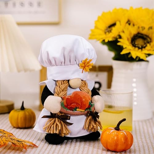 Miniatura 3 de DECHOUS Gnomos de Acción de Gracias, decoración de la casa para el hogar, girasoles, decoración de otoño, gnomo de felpa de otoño, gnomo de pavo,