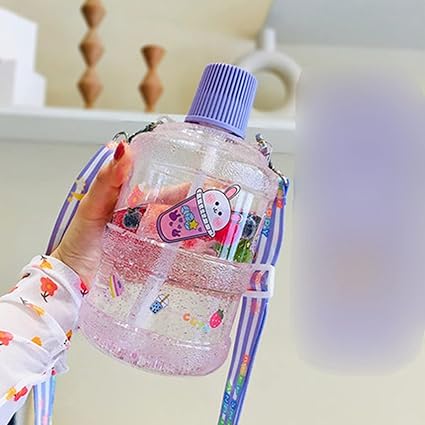 Amazon 水筒 1 2l 大容量 ストロー 630ml 1リットル クリアボトル ウォーターボトル とって 直飲み 耐熱耐冷 運動 ジム 透明 透明コップ ランニング サイクリング 蓋付き 洗いやすい 給水 お茶入れ 軽量 耐衝撃性 可愛い 水筒 マグボトル オンライン通販