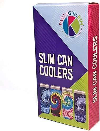Miniatura 4 de Slim - Enfriadores de latas  Enfriador de latas delgado con aislamiento de neopreno para latas altas y delgadas de 12 onzas como seltzers
