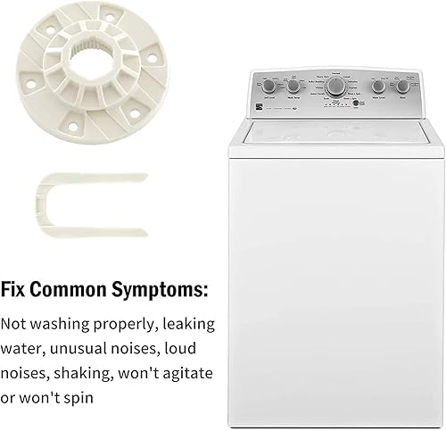 Miniatura 4 de W10528947 Kit de cubo de transmisión de arandela W10396887 apto para Maytag MVWX655DW1 WTW5000DW1 MVWC565FW1 MVWX655DW2 WTW5000DW0 WTW000DW2