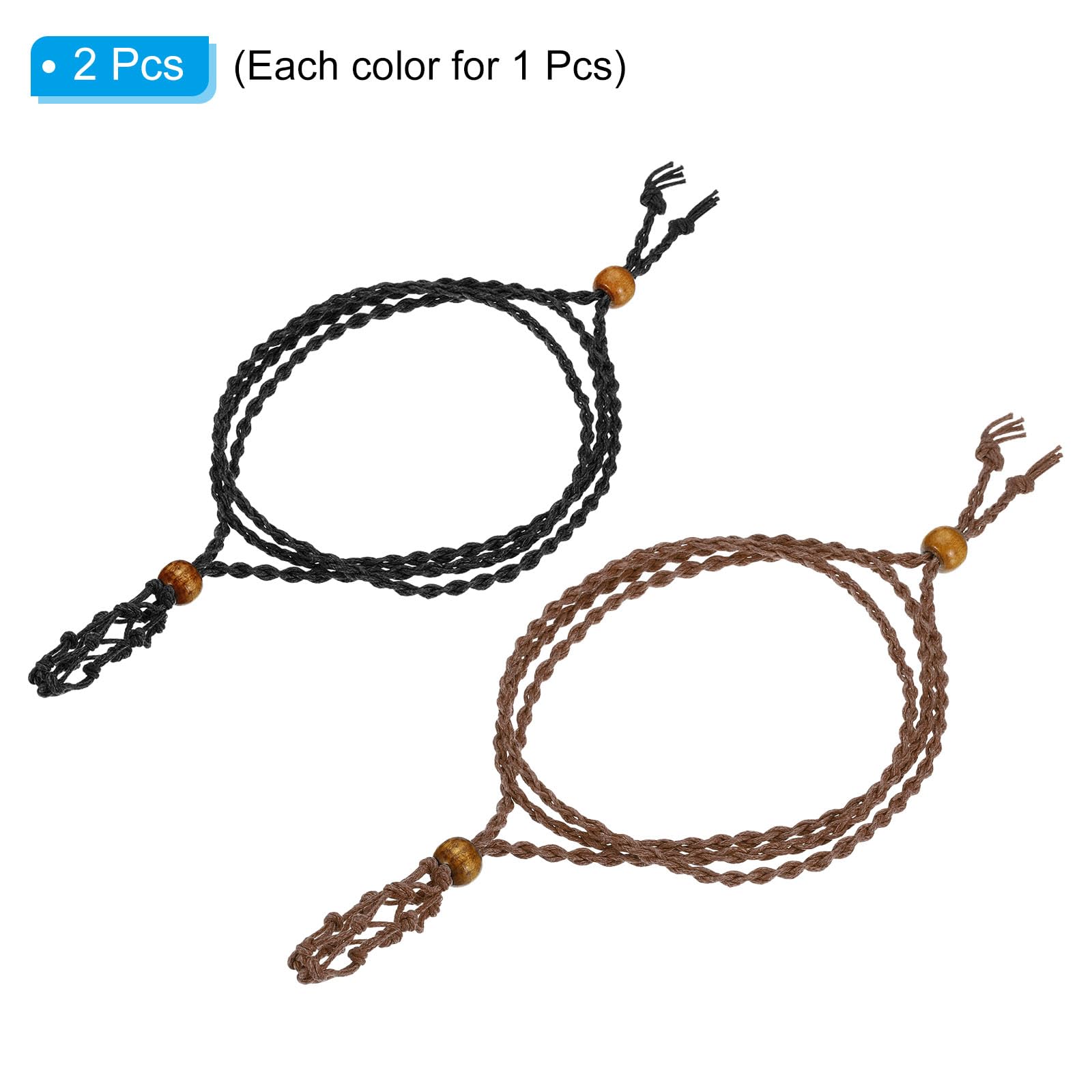 PATIKIL Necklace Cord Empty Stone Holder - Image 3