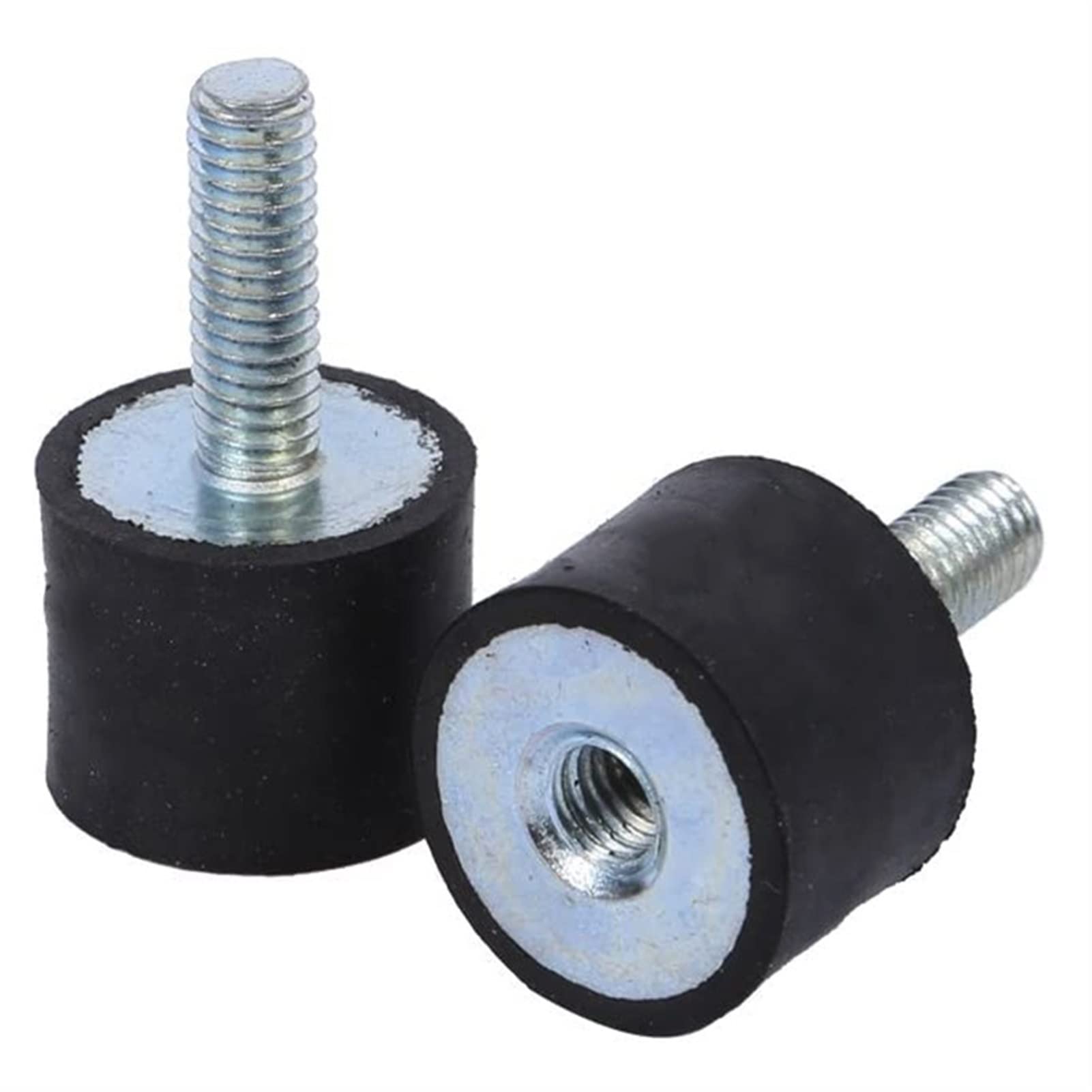 Soportes de Bobina de Goma, Soportes aisladores de vibración, 4 Piezas de Rosca M8, aislador de Bobina cilíndrico Que Absorbe los Golpes(M8 40x20mm)