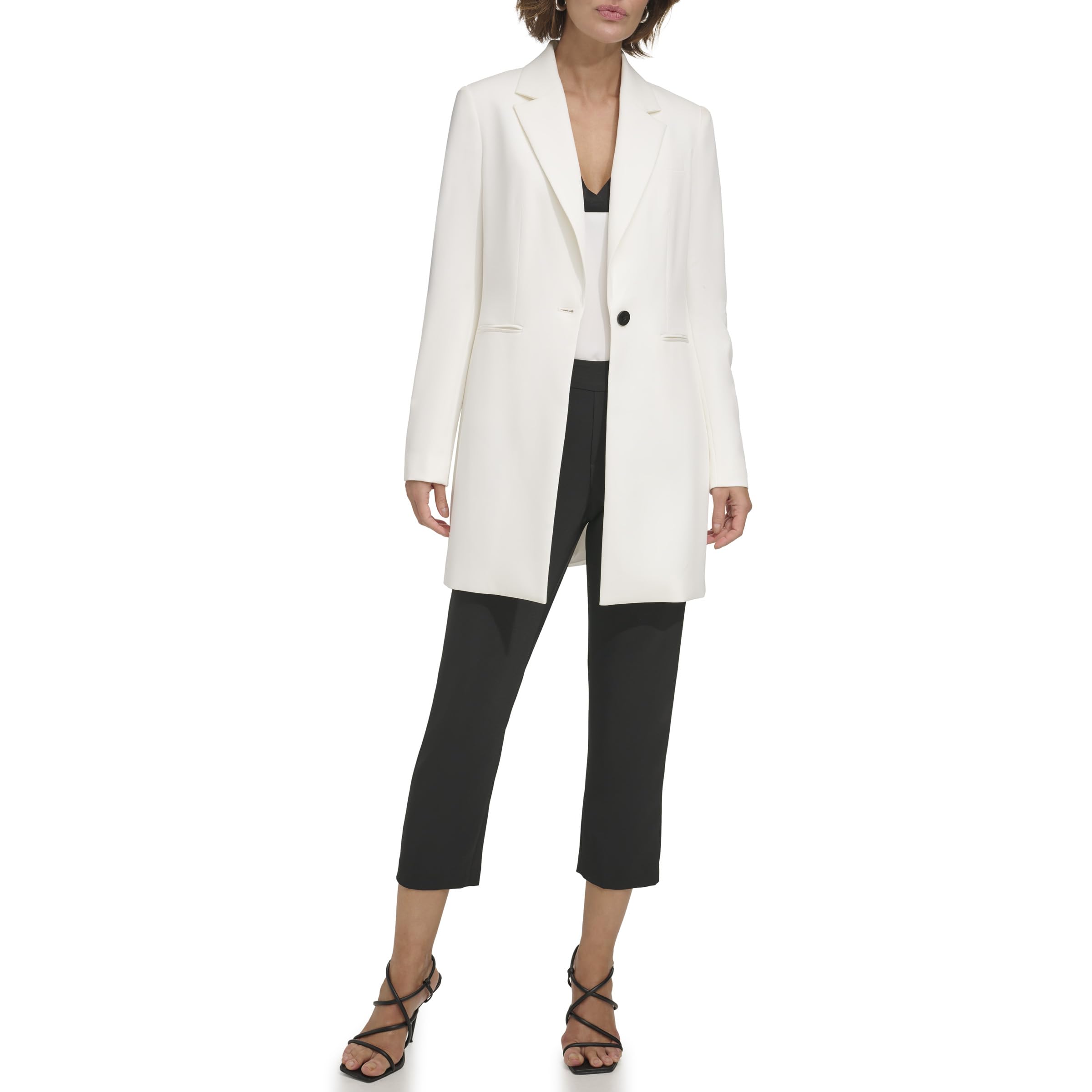 DKNY One-Button Blazer