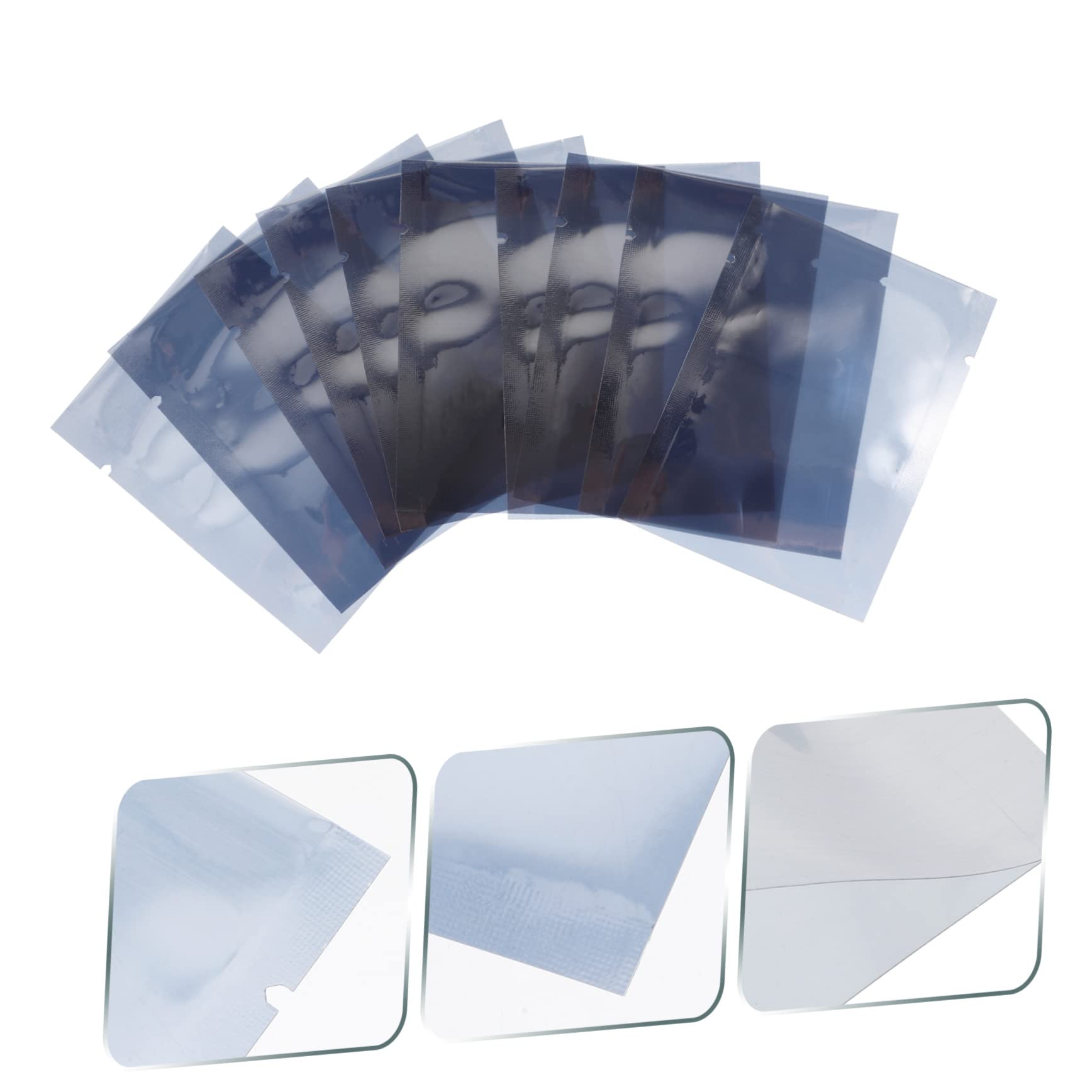 MUCKLILY 200pcs Anti-static Bags Vacuum Sealed Storage Bags Electrostatic Discharge Design