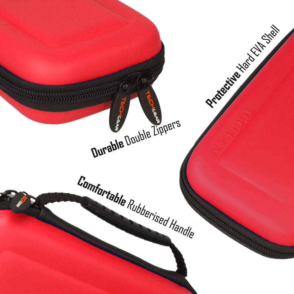 TECHGEAR Switch Lite Case, HRD01 DeluxeTRVL Case