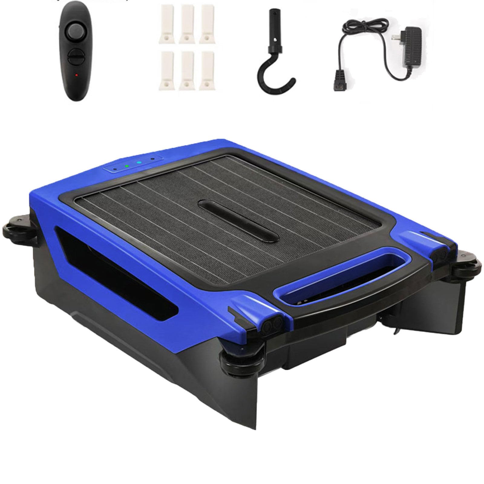 GLWABOMARS Solar Powered Robotic Pool Surfaces Skimmer, Smart AI Navigation, 35 Hour Runtime, APP & Remote Control for Inground and Above Ground Swimming Pools