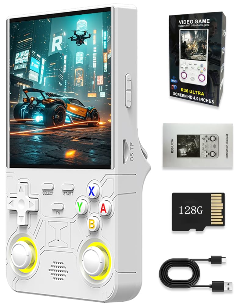 New R36 Ultra Handheld Game Console, 4