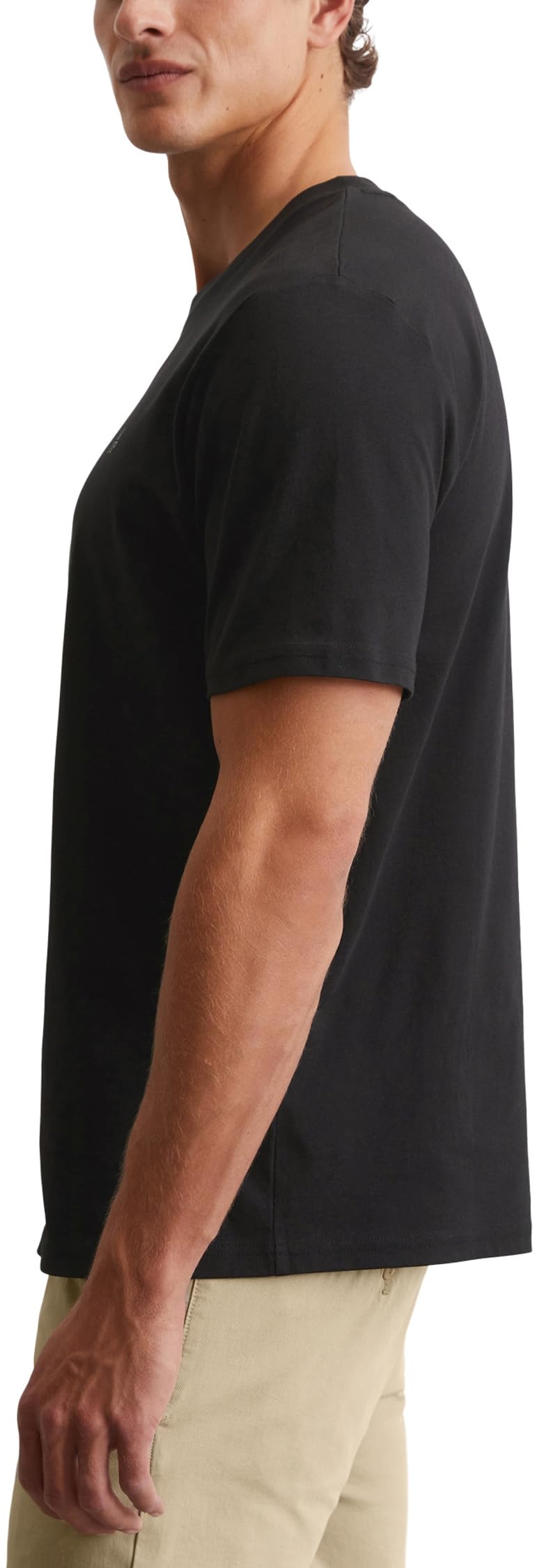 Marc OߴPolo Herren T-Shirt aus Bio-Baumwolle mit Rundhalsausschnitt, Schwarz (Black), XS – Ansicht 2