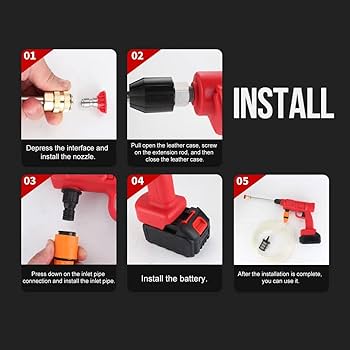 コンパクト 高圧洗浄機コードレス (スペシャルセット) Amazon | 高圧洗浄機 コードレス高圧洗浄機 充電式高圧洗浄機