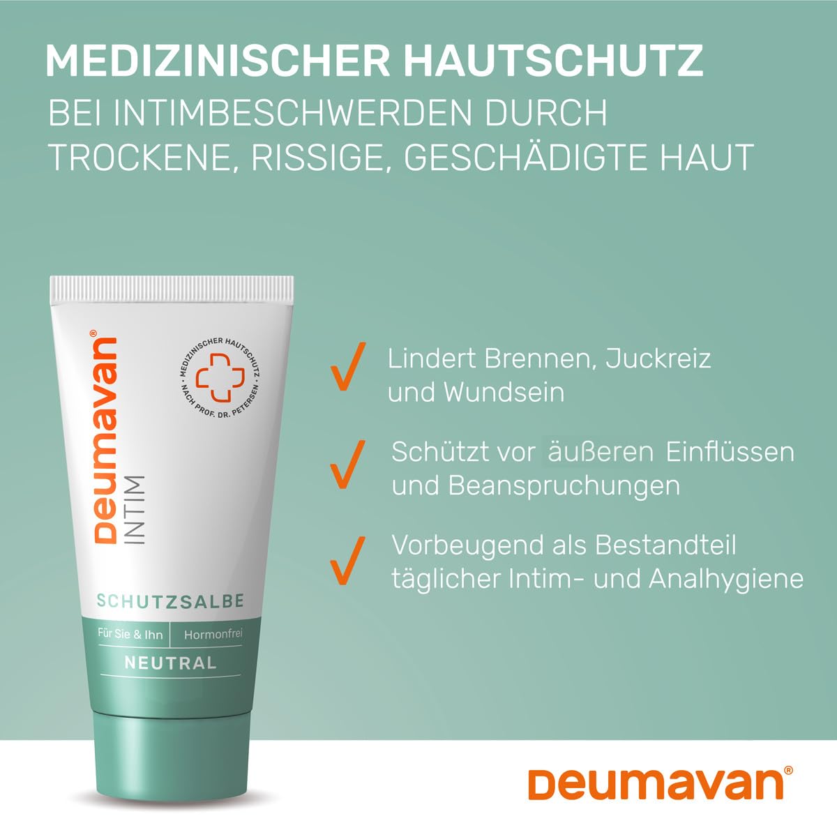 Deumavan intim Schutzsalbe I neutral I 2x 125ml Sparset I plus PharmaPerle giveaway