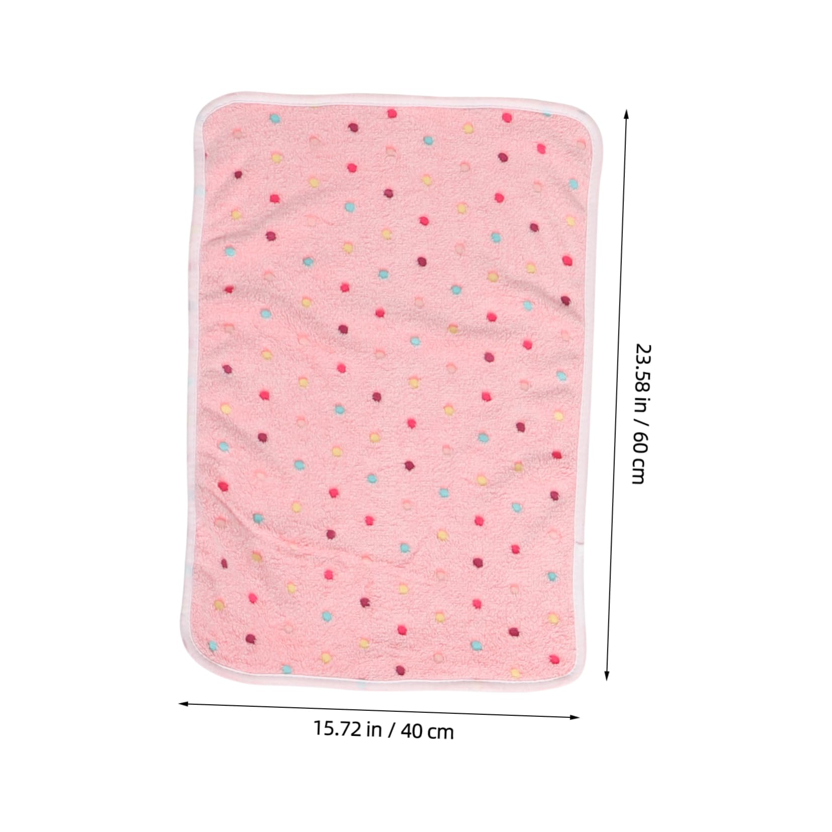 INOOMP 15pcs Dog Blanket All Season Use for Small Cats and Other Small Animals High Absorbency for Pet Travel and Home Use